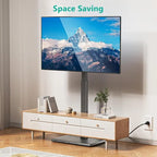 Mobile TV da pavimento con presa di corrente integrata