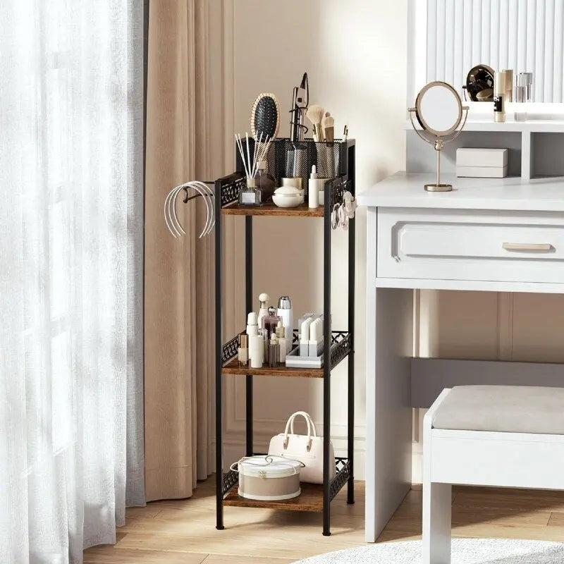 Organizer scaffale bagno a 3 ripiani - 11.42P x 9.85L x 32.68A