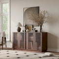 Buffet Sideboard With Solid Wood Doors
