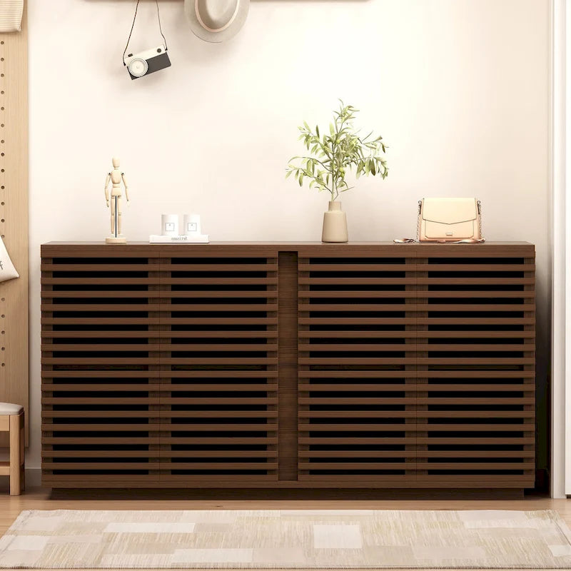 Credenza con ante in legno massello