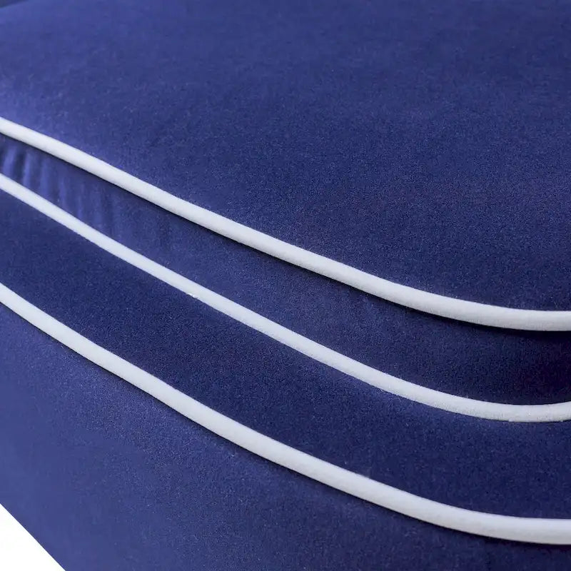 Poltrona d'Appoggio Moderna Imbottita Bicolore - 71 x 76 x 79 cm