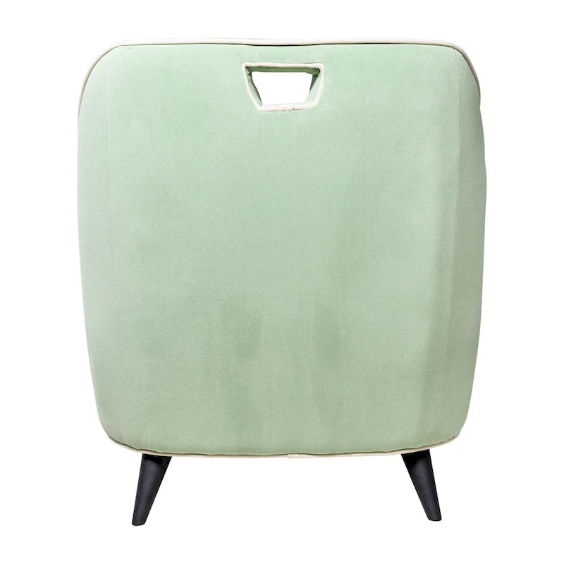 Poltrona d'Appoggio Moderna Imbottita Bicolore - 71 x 76 x 79 cm