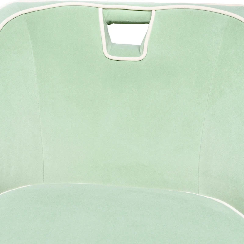 Poltrona d'Appoggio Moderna Imbottita Bicolore - 71 x 76 x 79 cm