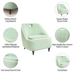 Poltrona d'Appoggio Moderna Imbottita Bicolore - 71 x 76 x 79 cm