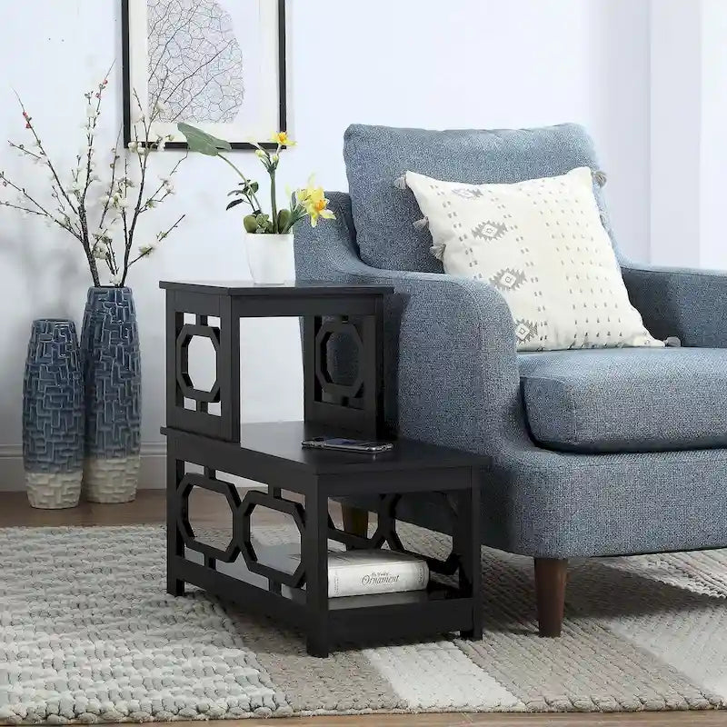 Tavolino da salotto a 2 livelli