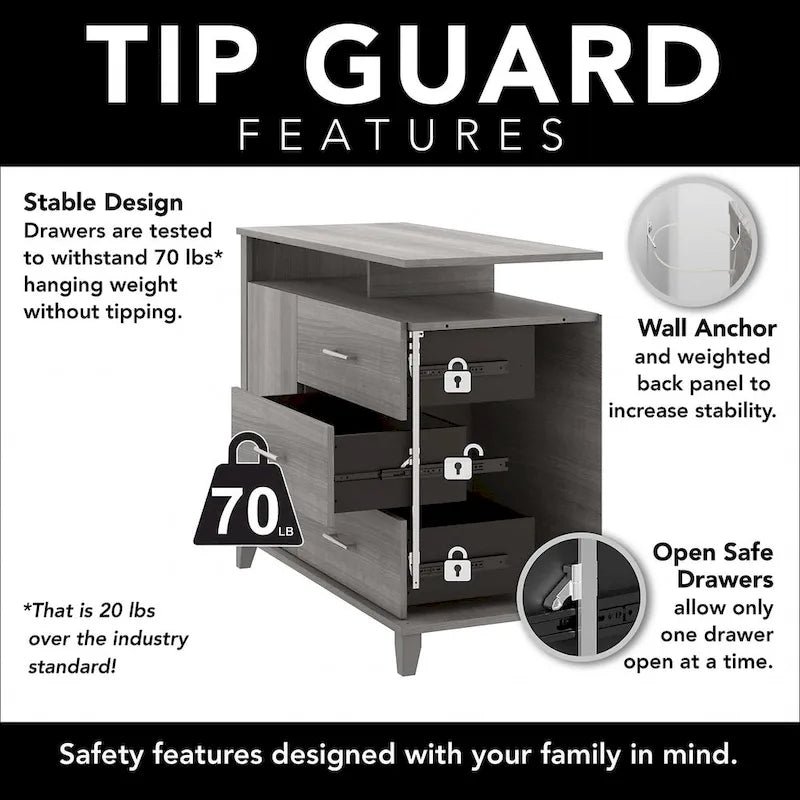 Mobile TV Alto con Contenitore