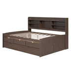 Letto a cassetti "Captain" in legno, matrimoniale