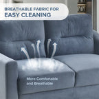 Divani Comodi con Struttura e Piedi in Legno