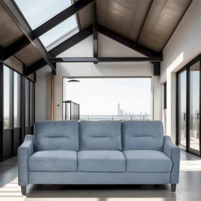 Divani Comodi con Struttura e Piedi in Legno