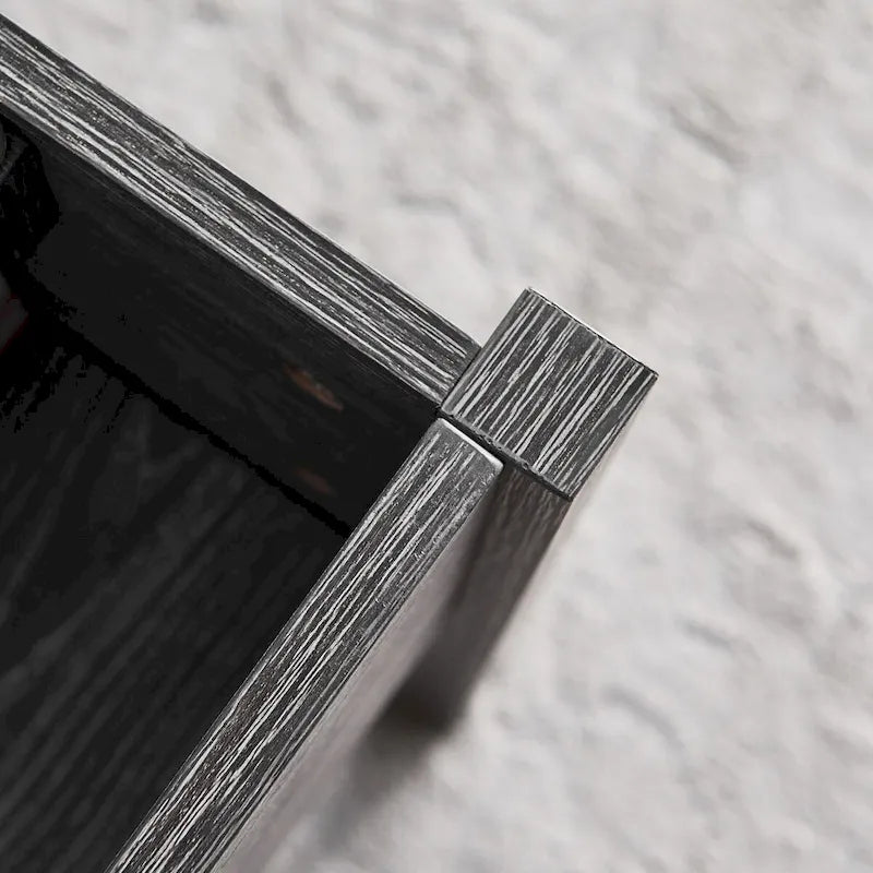 Tavolino da caffè/scrivania moderno con ripiano sollevabile in venatura di legno grigio chiaro e vano portaoggetti nascosto per soggiorno