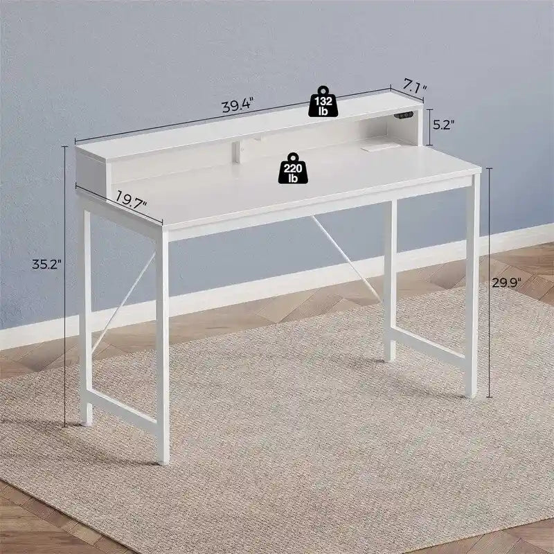 Scrivania per computer da 99 cm con luci a LED