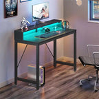 Scrivania per computer da 99 cm con luci a LED