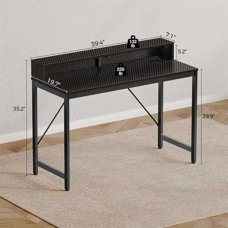 Scrivania per computer da 99 cm con luci a LED
