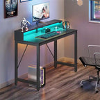 Scrivania per computer da 99 cm con luci a LED
