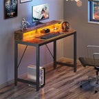 Scrivania per computer da 99 cm con luci a LED