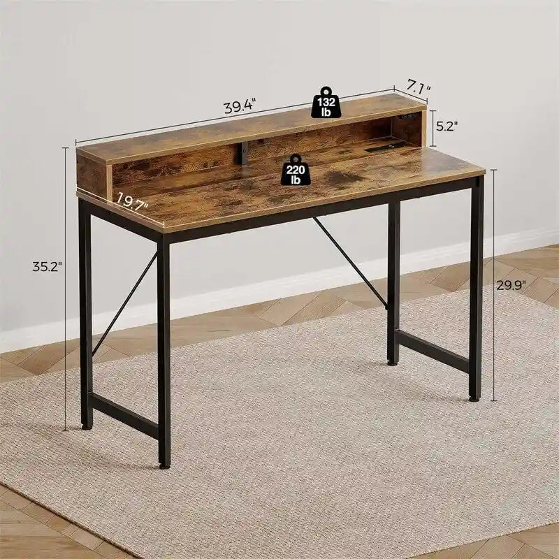 Scrivania per computer da 99 cm con luci a LED