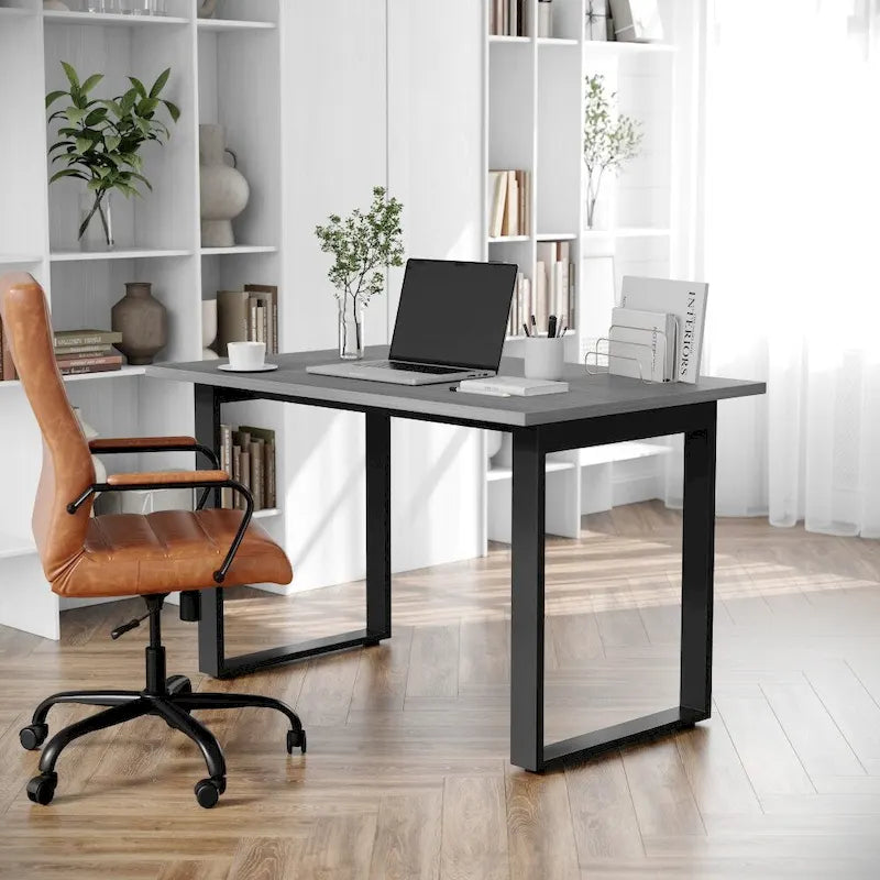 Tavolo da conferenza commerciale con piano in laminato e base a U
