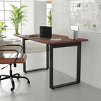 Tavolo da conferenza commerciale con piano in laminato e base a U