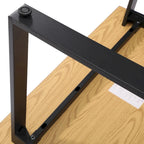 Tavolo da conferenza commerciale con piano in laminato e base a U
